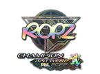ropz (Holo, Champion) | Antwerp 2022 image
